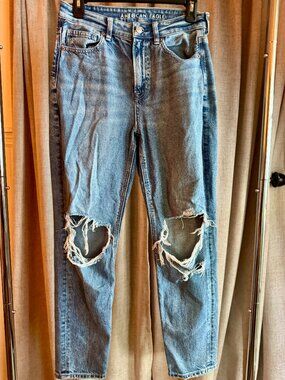 American Eagle Size 4 Strigid Ripped Jeans